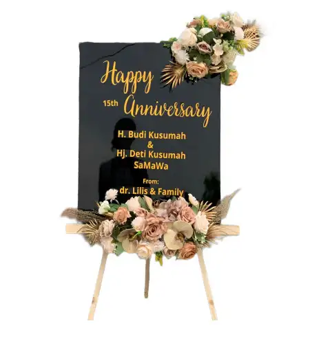 Papan Bunga Akrilik Keraton